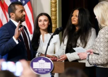 Kash Patel was sworn in as the director of the FBI by US Attorney General Pam Bondi.